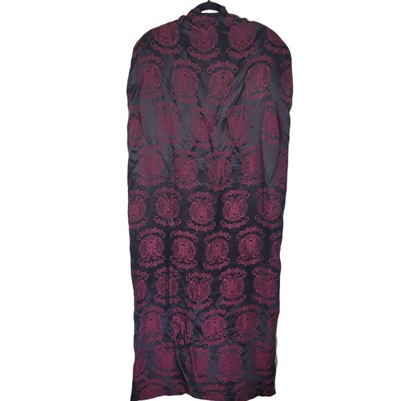 Artistic Palace 100% Cashmere Long Button Coat W/ Silky Coat Bag L - Picture 13 of 13